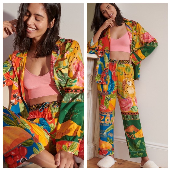 FARM Rio Other - NEW! Farm Rio Hibiscus Pajama Set